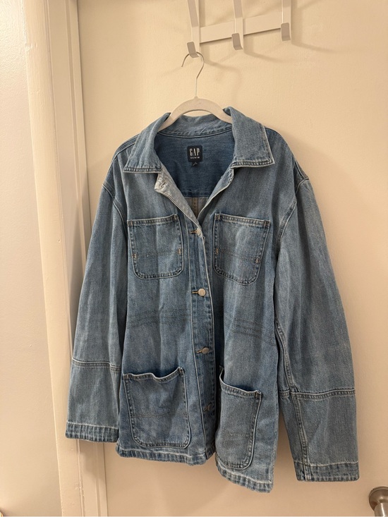 GAP Jackets & Blazers - GAP Women's Light Blue Denim Jacket